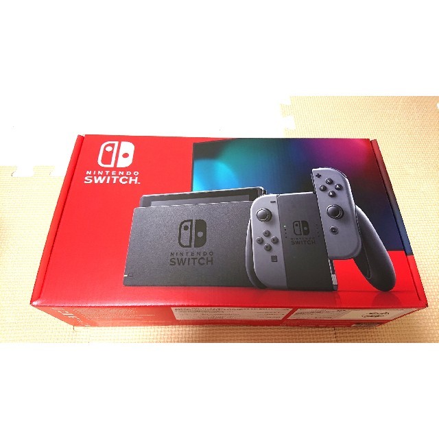 新モデル ニンテンドースイッチ Nintendo Switch グレー 販売店印