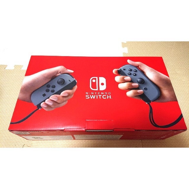 新モデル ニンテンドースイッチ Nintendo Switch グレー 販売店印
