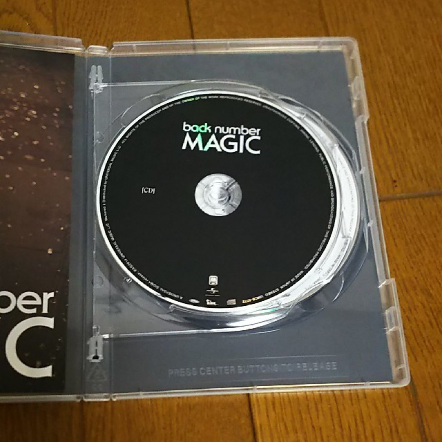 BACK NUMBER(バックナンバー)のMAGIC (初回限定盤A CD＋Blu-ray) エンタメ/ホビーのCD(ポップス/ロック(邦楽))の商品写真