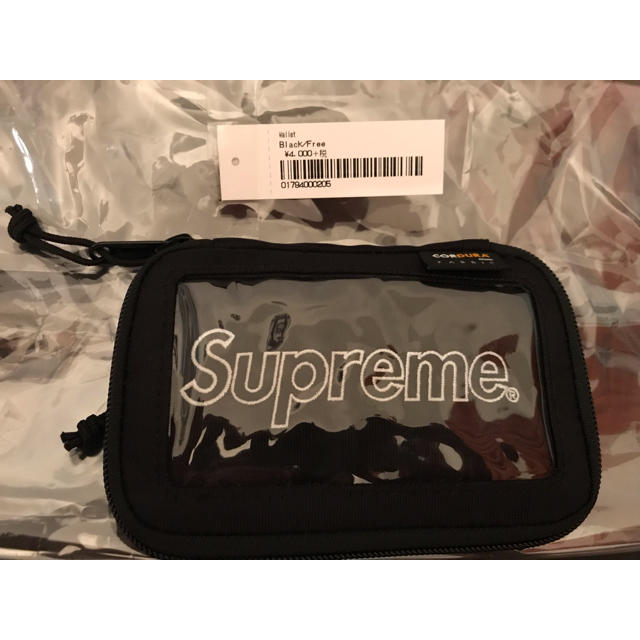 Supreme(シュプリーム)のsupreme small zip pouch black ハンドメイドのファッション小物(ポーチ)の商品写真