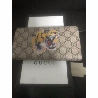 Gucci - GGキャンバス ラウンドファスナーの通販｜ラクマ