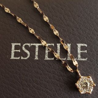 売り切れ間近! 極美品 ESTELLE ネックレス 18k pgの通販 by RinkaSHOP 売り切れ間近! 極美品 ESTELLE ネックレス 18k pgの通販 by RinkaSHOP