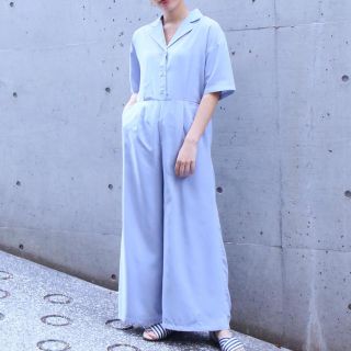 ビューティアンドユースユナイテッドアローズ(BEAUTY&YOUTH UNITED ARROWS)の AS KNOW AS PINKY  開襟コンビネゾン(サロペット/オーバーオール)