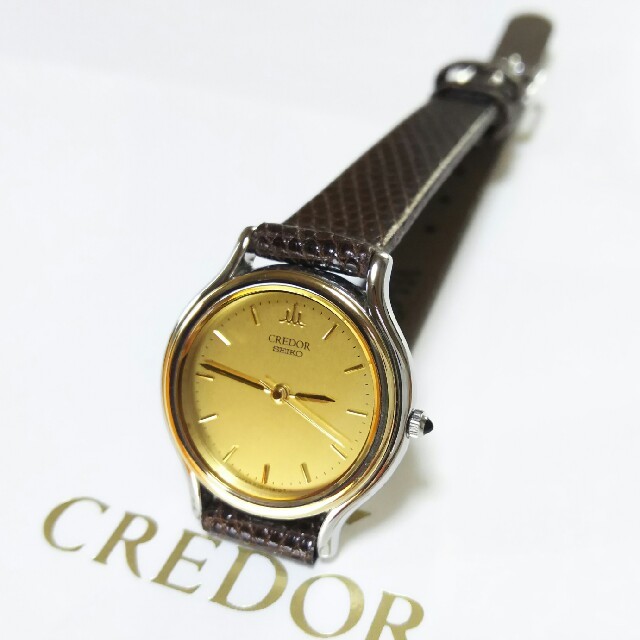 直売正規品 セイコー クレドール 定価17万 18金KTベゼル 美品