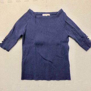 プロポーションボディドレッシング(PROPORTION BODY DRESSING)のPROPOTION BODY DRESSING ニット 水色(ニット/セーター)