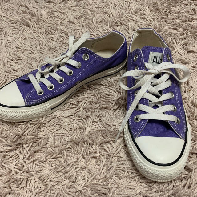 CONVERSE(コンバース)のCONVERSE オールスター  パープル 23.5 レディースの靴/シューズ(スニーカー)の商品写真