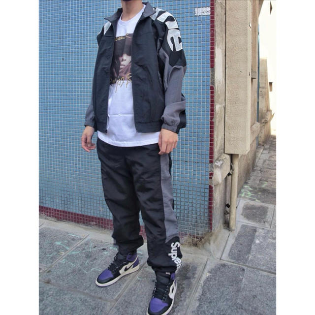 BlackSIZEsupreme track jacket pant セットアップ