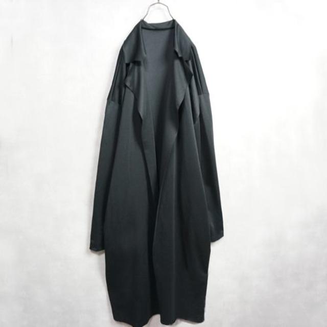 Big size 羽織 ロングジャケット ブラック メンズのジャケット/アウター(テーラードジャケット)の商品写真