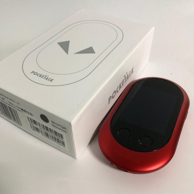 割引を販売 ポケトークW レッドモデル sim 2年 インテリア/住まい