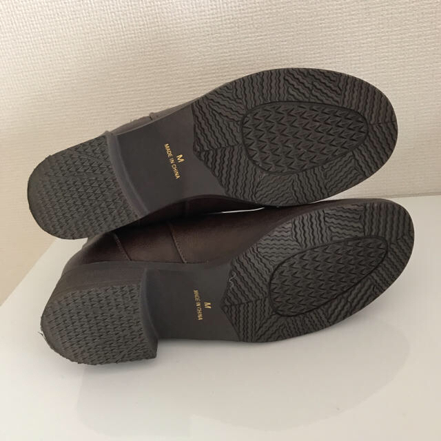 【ラルーナ】サイドジップショートブーツ レディースの靴/シューズ(ブーティ)の商品写真
