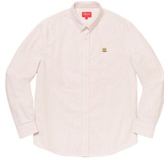 シュプリーム(Supreme)のSupreme Oxford Shirt Orange Stripe L(シャツ)