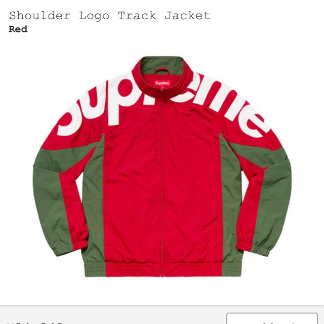 Supreme Shoulder Logo Track Jacket Lサイズ