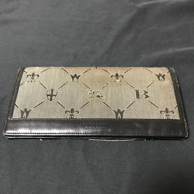 BURBERRY BLACK LABEL - Burberry BLACK LABEL モノグラム長財布 (中古品)の通販 by Kamo's shop｜バーバリーブラックレーベルならラクマ