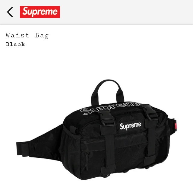 supreme 2019 A/W Waist bag