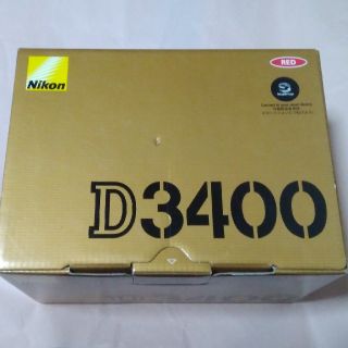 ニコン(Nikon)の新品未使用 Nikon D3400 ボディ レッド(デジタル一眼)