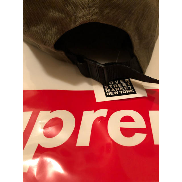 SUPREME Washed Canvas Camp Cap Olive 2