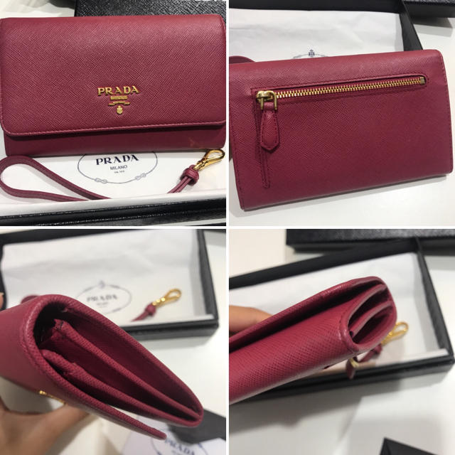 PRADA(プラダ)の美品！☆PRADA☆ プラダ 長財布 レディースのファッション小物(財布)の商品写真