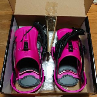 フラックス(FLUX)のflux xf s サイズ 18-19 美品 neon pink(バインディング)