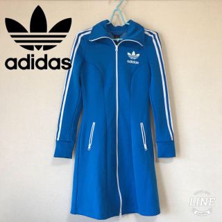 アディダス(adidas)のadidas originalsヨーロッパTTドレストラックトップSワンピース青(その他)