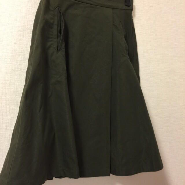 KBF(ケービーエフ)のラップフレアスカート レディースのスカート(ひざ丈スカート)の商品写真