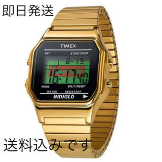 シュプリーム(Supreme)のSupreme Timex Digital Watch デジタル時計 ゴールド(腕時計(デジタル))
