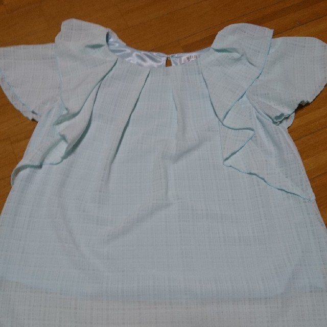 袖が可愛いブラウス  Lサイズ レディースのトップス(シャツ/ブラウス(半袖/袖なし))の商品写真