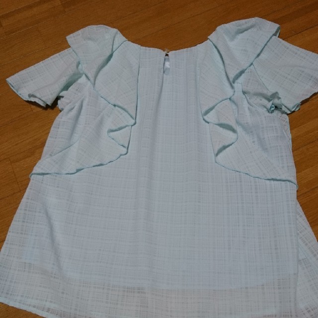 袖が可愛いブラウス  Lサイズ レディースのトップス(シャツ/ブラウス(半袖/袖なし))の商品写真