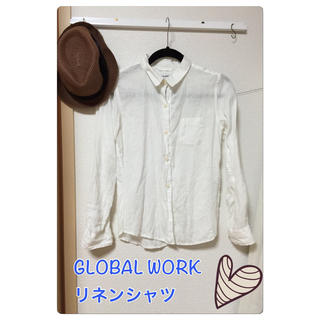 グローバルワーク(GLOBAL WORK)のグローバルワーク♡フレンチリネンシャツ(シャツ/ブラウス(長袖/七分))