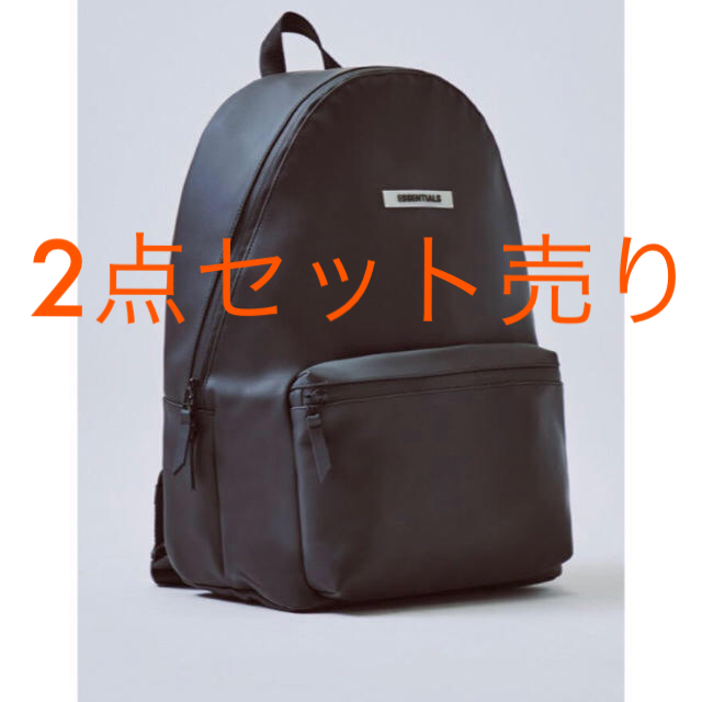 2点セットESSENTIALS ウォータープルーフ バックパック&スリングバッグバッグパック/リュック