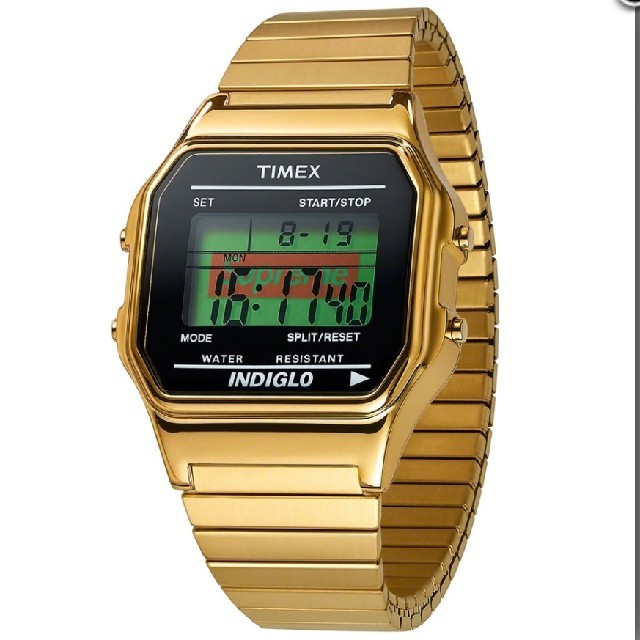 Supreme/Timex Digital Watch ゴールド