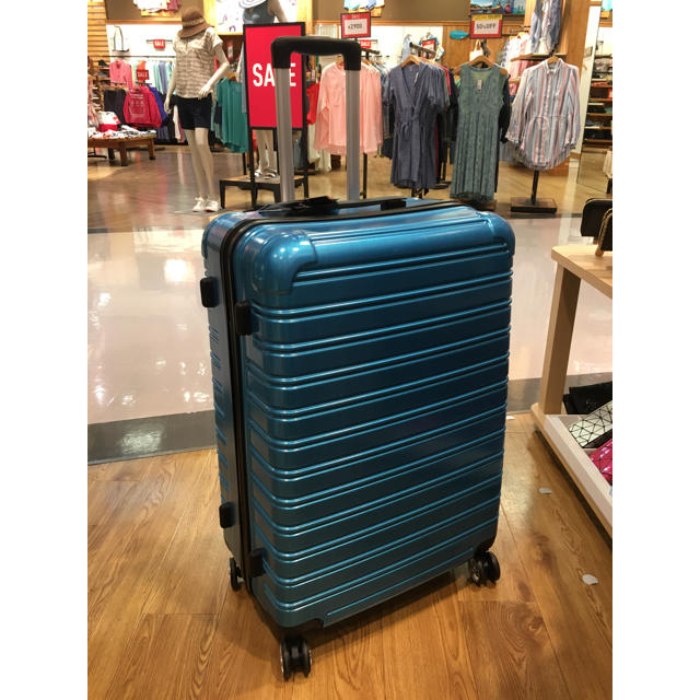 軽量大型スーツケース Lサイズ ブルー