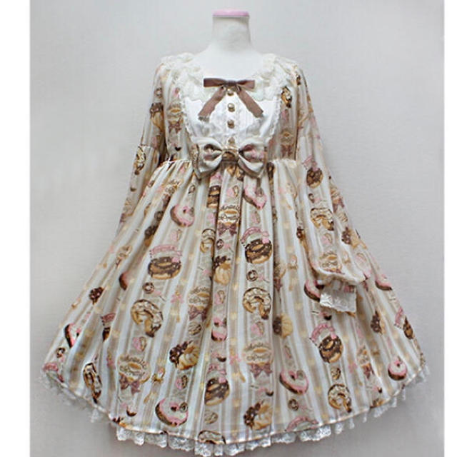 Angelic pretty Melty Cream ドーナツ ワンピース-