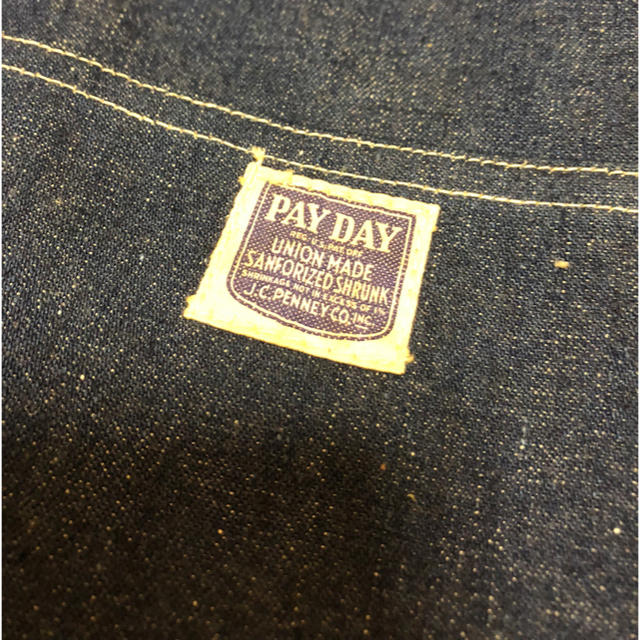 40‘ 大戦 PAY DAY VINTAGE DENIM JACKET DEAD メンズのジャケット/アウター(カバーオール)の商品写真