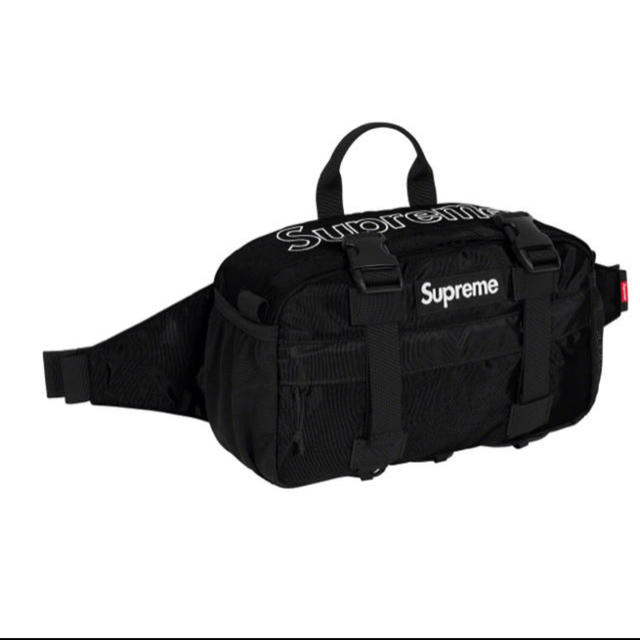 Supreme(シュプリーム)のsupreme waist bag black メンズのバッグ(ボディーバッグ)の商品写真