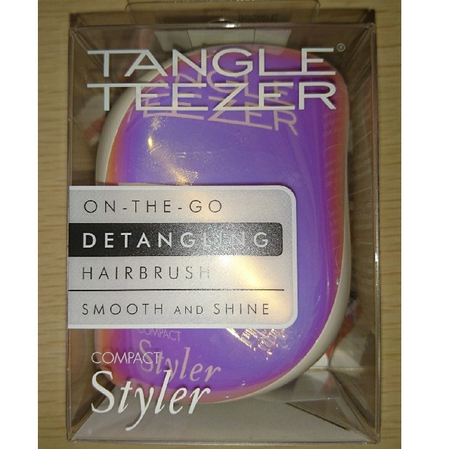 【TANGLE TEEZER】タングルティーザー コンパクトStylerヘアブラ コスメ/美容のヘアケア/スタイリング(ヘアブラシ/クシ)の商品写真