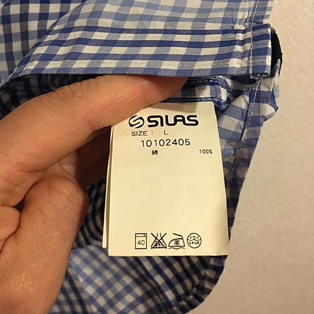 SILAS(サイラス)のSILAS サイラス ギンガムチェック 半袖シャツ メンズのトップス(シャツ)の商品写真