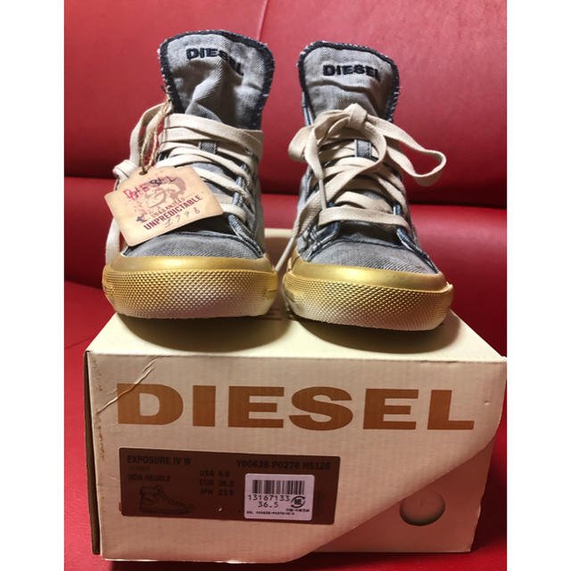 DIESEL(ディーゼル)のディーゼルハイカットスニーカー レディースの靴/シューズ(スニーカー)の商品写真
