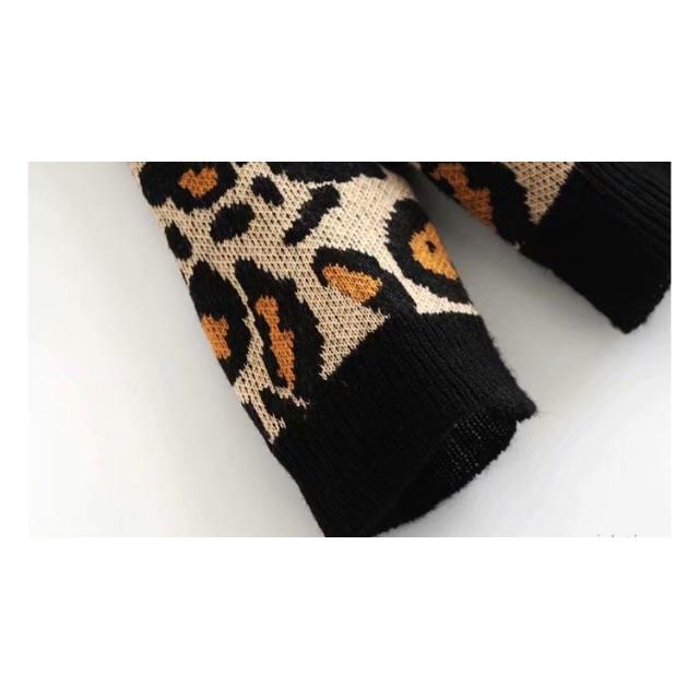 ZARA - 258☆秋冬先行 ヒョウ柄 レオパード柄 ニット セーターの ZARA - 258☆秋冬先行 ヒョウ柄 レオパード柄 ニット セーターの