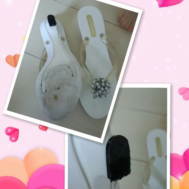 ☆白いサンダル☆ レディースの靴/シューズ(サンダル)の商品写真
