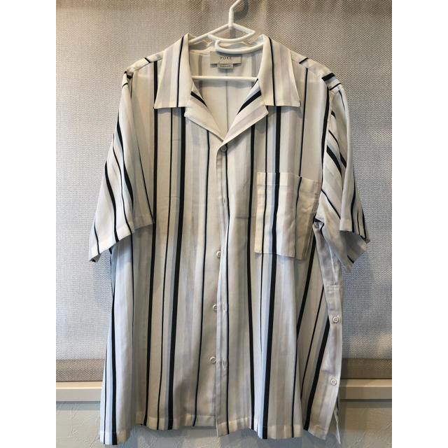 YOKE 別注 multi stripe open collor shirt