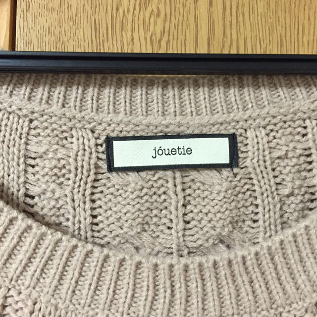 jouetie(ジュエティ)のjouetie ケーブル編みビッグニット レディースのトップス(ニット/セーター)の商品写真