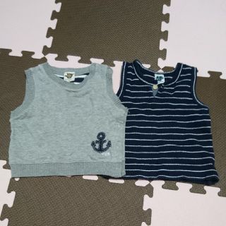 シップスキッズ(SHIPS KIDS)のベスト 80 2枚セット ships他(ニット/セーター)