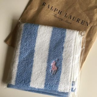 ラルフローレン(Ralph Lauren)の【新品 未使用】ラルフローレン ハンドタオル(ハンカチ)