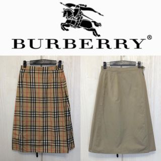 バーバリー(BURBERRY)の希少☆早い者勝ち☆バーバリー ノバチェック リバーシブル スカート(ひざ丈スカート)