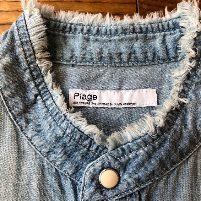 Plage(プラージュ)のplage デニムシャツ レディースのトップス(シャツ/ブラウス(長袖/七分))の商品写真