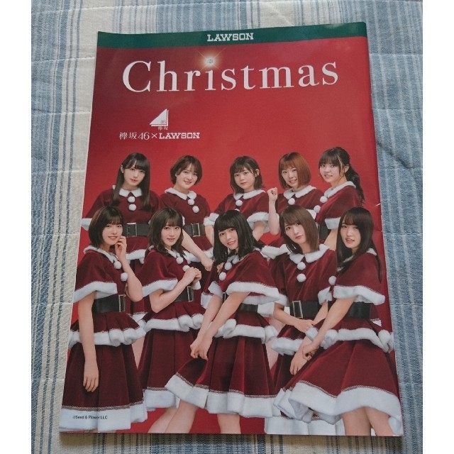 ローソン クリスマスカタログ2018 欅坂46 メンバー直筆(コピー)コメント有