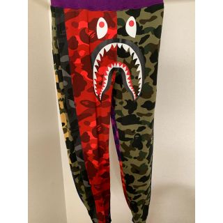 アベイシングエイプ(A BATHING APE)のBAPE mix camo crazy shark pants(その他)