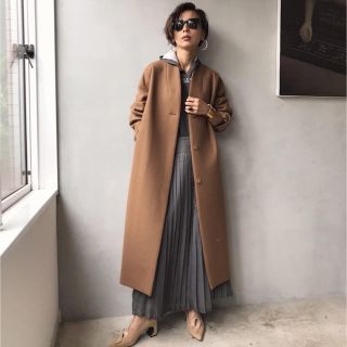 アメリヴィンテージ(Ameri VINTAGE)の日曜まで限定値下げ！ameri SIMPLE NO COLLAR COAT(ロングコート)