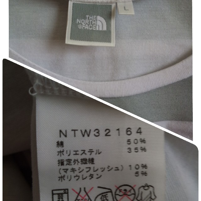 THE NORTH FACE(ザノースフェイス)のTHE NORTH FACE  ノースフェイス　Tシャツ　L レディースのトップス(Tシャツ(半袖/袖なし))の商品写真