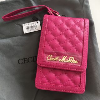 セシルマクビー(CECIL McBEE)の新品 セシルマクビー マルチケース シガレットケース タバコケース ピンク(ポーチ)